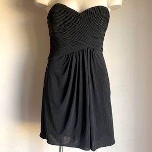 New bcbgmaxazria black dress sweetheart neckline NWT